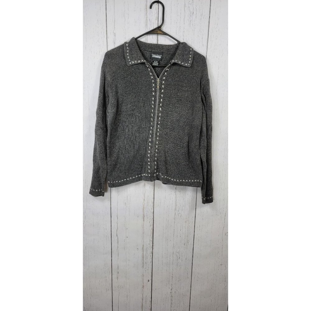 Designer studio originals Womens knitted 100%cotton sweater top size L good